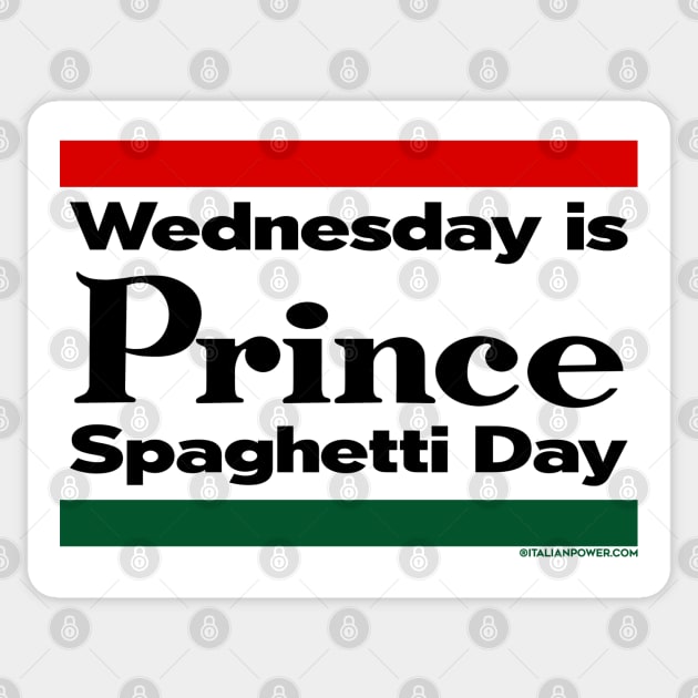 Retro revival wednesday is prince spaghetti day italian american